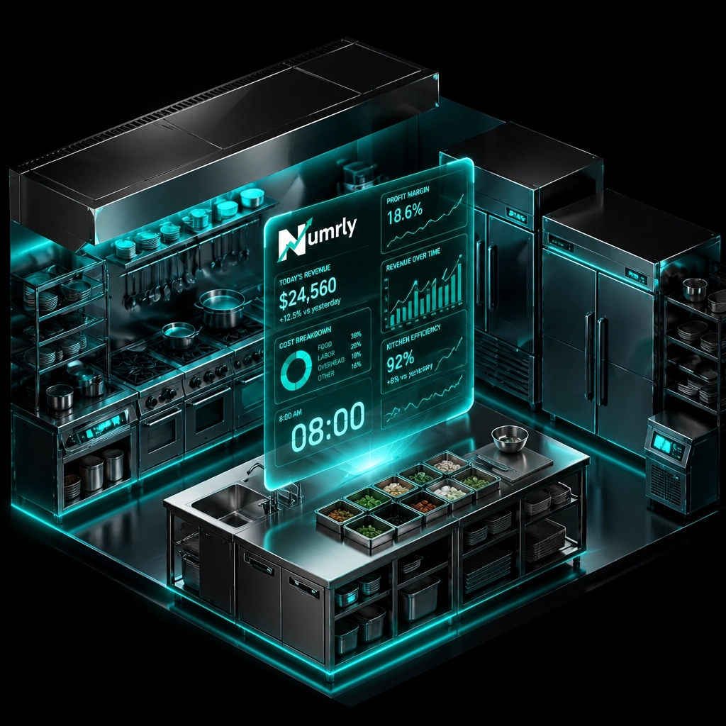 NumrlyLLC's tweet image. Kitchens move fast. Manual books don’t.

Waiting 2 weeks for a P&amp;amp;L is like checking the weather after the storm.

Numrly delivers real-time visibility in 8 minutes. Decision-making at the speed of service.

#RestaurantOwner #RestaurantTech #RealTimeData #ChefLife