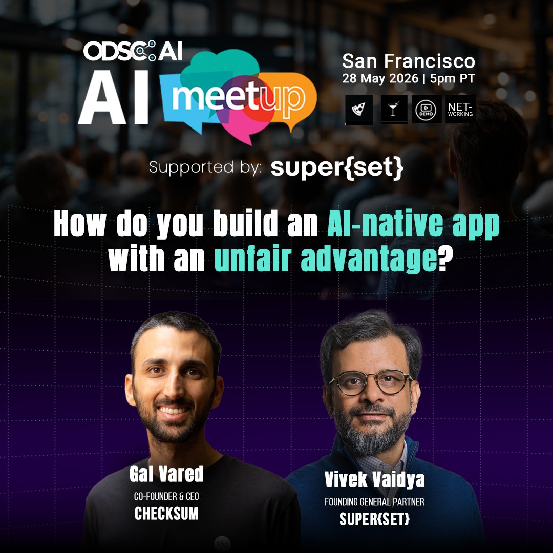 ODSC (Open Data Science Conference) AI tweet media