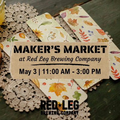 redlegbrewco's tweet image. Sip, shop &amp;amp; support local! Our Makers Market is back on May 3rd at Red Leg Brewing from 11AM to 3PM, featuring local artists, bakers, makers &amp;amp; farmers all in one spot. See you there! 🍺🎨

#redlegbrewingcompany #craftbeer #supportlocal