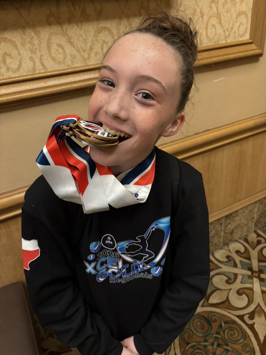 SBransonCole's tweet photo. This girl KILLED IT this weekend at her Regional meet..she was on the podium for 3 of the 4 events and got 3rd All-Around!!! https://t.co/VCb2bdSgCC