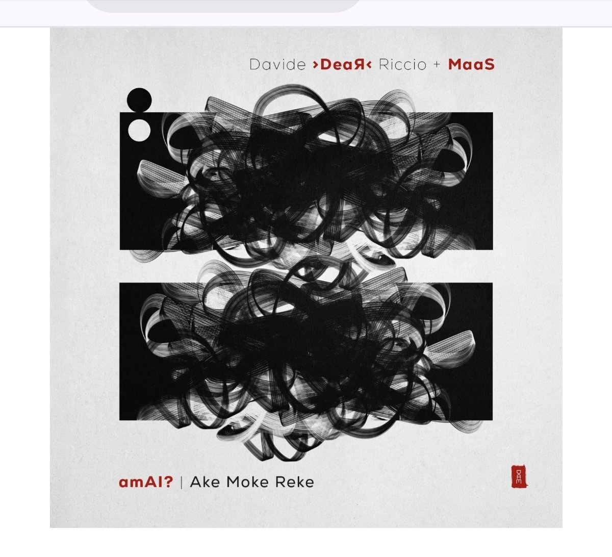_arianna_air's tweet photo. "amAI?"| Ake Moke Reke è il nuovo album di #davidericcio aka #DeaR in collaborazione con #maorosanna
(#maas).
È stato un immenso piacere poter intervistare #DeaR per https://t.co/tm80YtHyVo
⏬⏬
https://t.co/YK5fNM5tla
#amAi
#akemokereke
#thebeat
#thebeatilbattitochesenti https://t.co/NBeQ6lGp5R