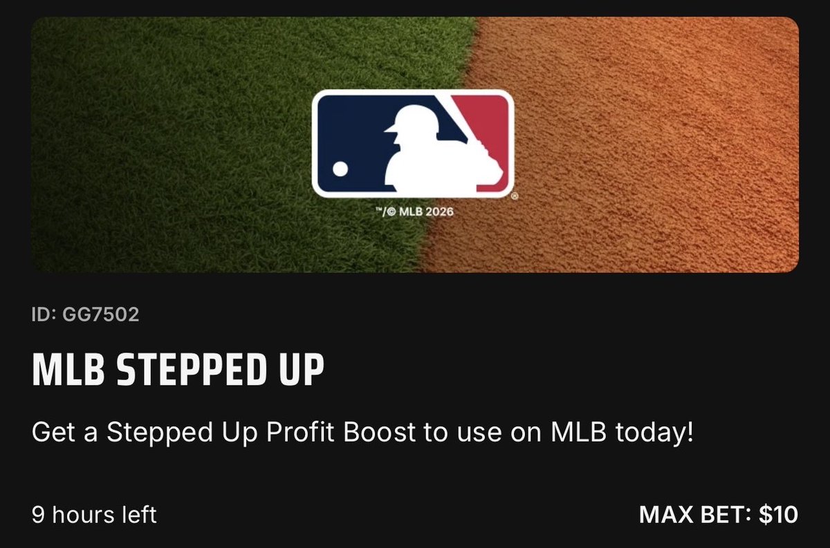 GhostEVplays's tweet image. ⚾️ DraftKings MLB Stepped Up Lotto

⚾️ +807332 (FV +643096.99)
+EV: 61.49%
Playing: 0.06 Unit Promo Max

#draftkings #sports #mlb #baseball #lottery