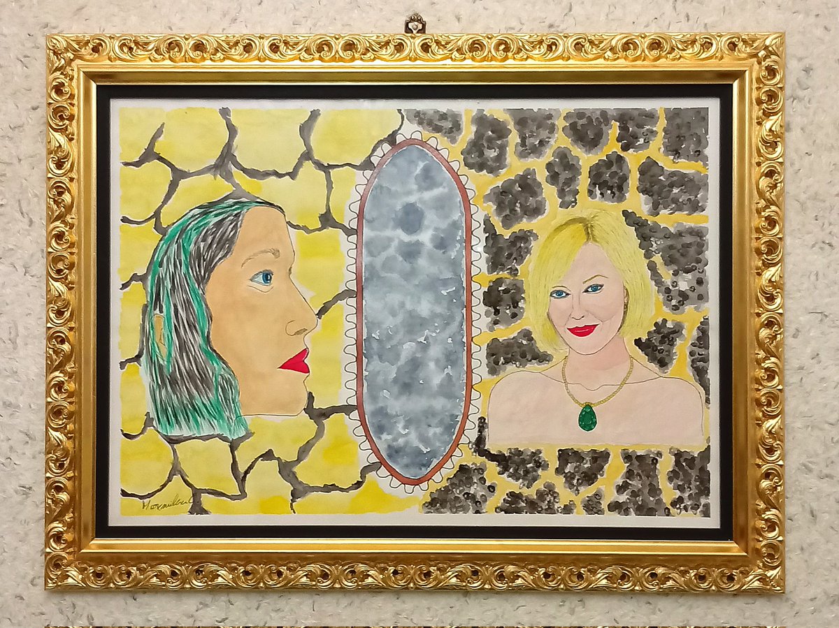 shark_giuseppe's tweet image. Exhibited at the Galerie Thuillier in Paris, my painting "Reflections" depicts the torment between being and non-being of every human being.
I love this painting and would love to hear your opinion. #contemporaryart #painting #現代美術 #絵画 #dipinto #artecontemporanea