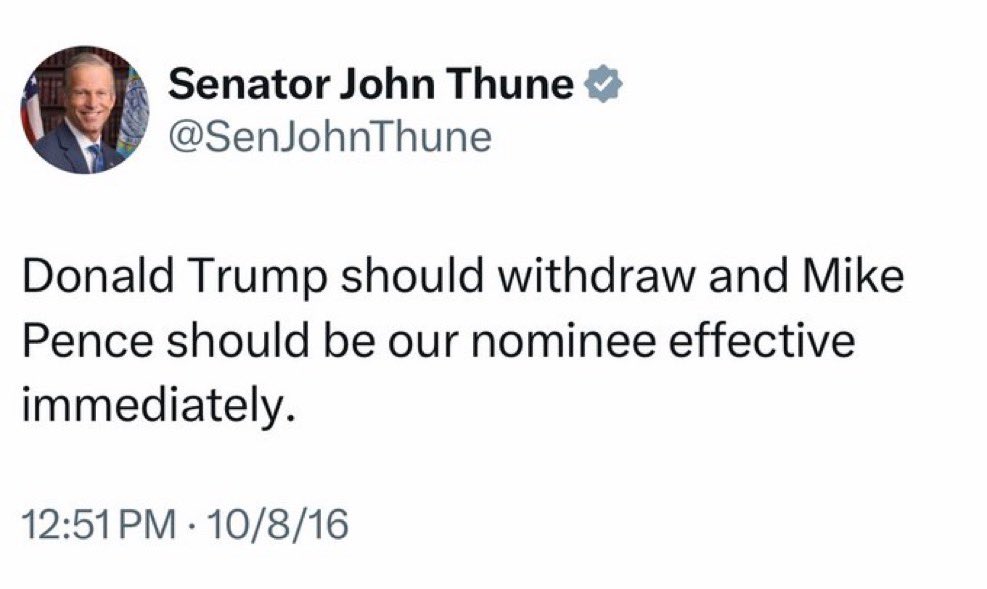 <a href="/_Qstormrider/">Q STORM RIDER</a> Storm Rider it's only one- the dirty &amp; compromised Thune! Rptdly working anti-Trump Shadow Govt w/Pence, &amp; simultaneously w/Mitch &amp; Dems to try &amp; impeach Trump! Dont 4get what Thune said in 2016: