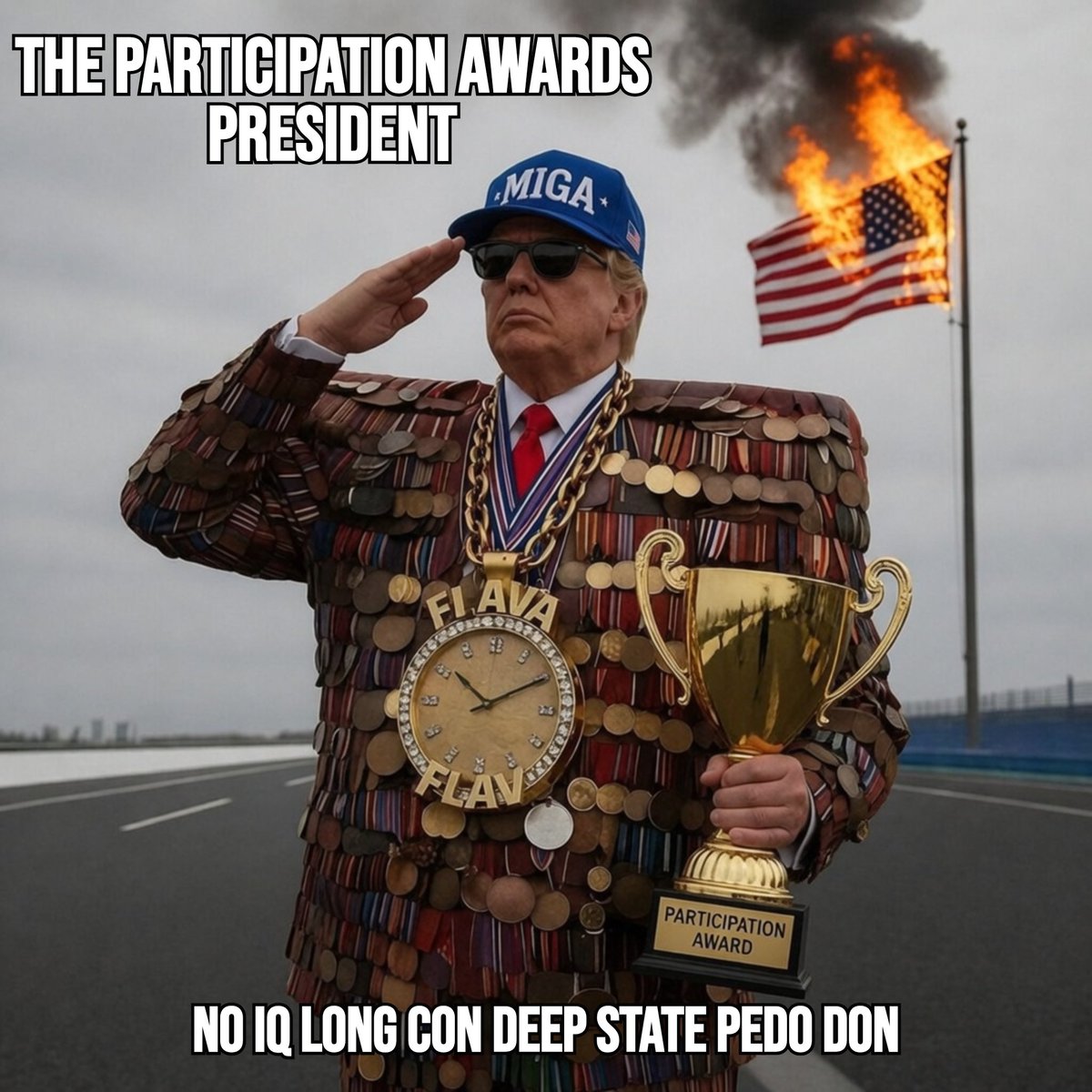 toobzertone's tweet image. The World hates him more!😂😅😂🍿💩💩💩💩🐸

#NoIQ #PedotRump is a deep state terrorist #POS swamp creature from the Parasite Class! 

All #Fact and #Confirmed too!😂😅