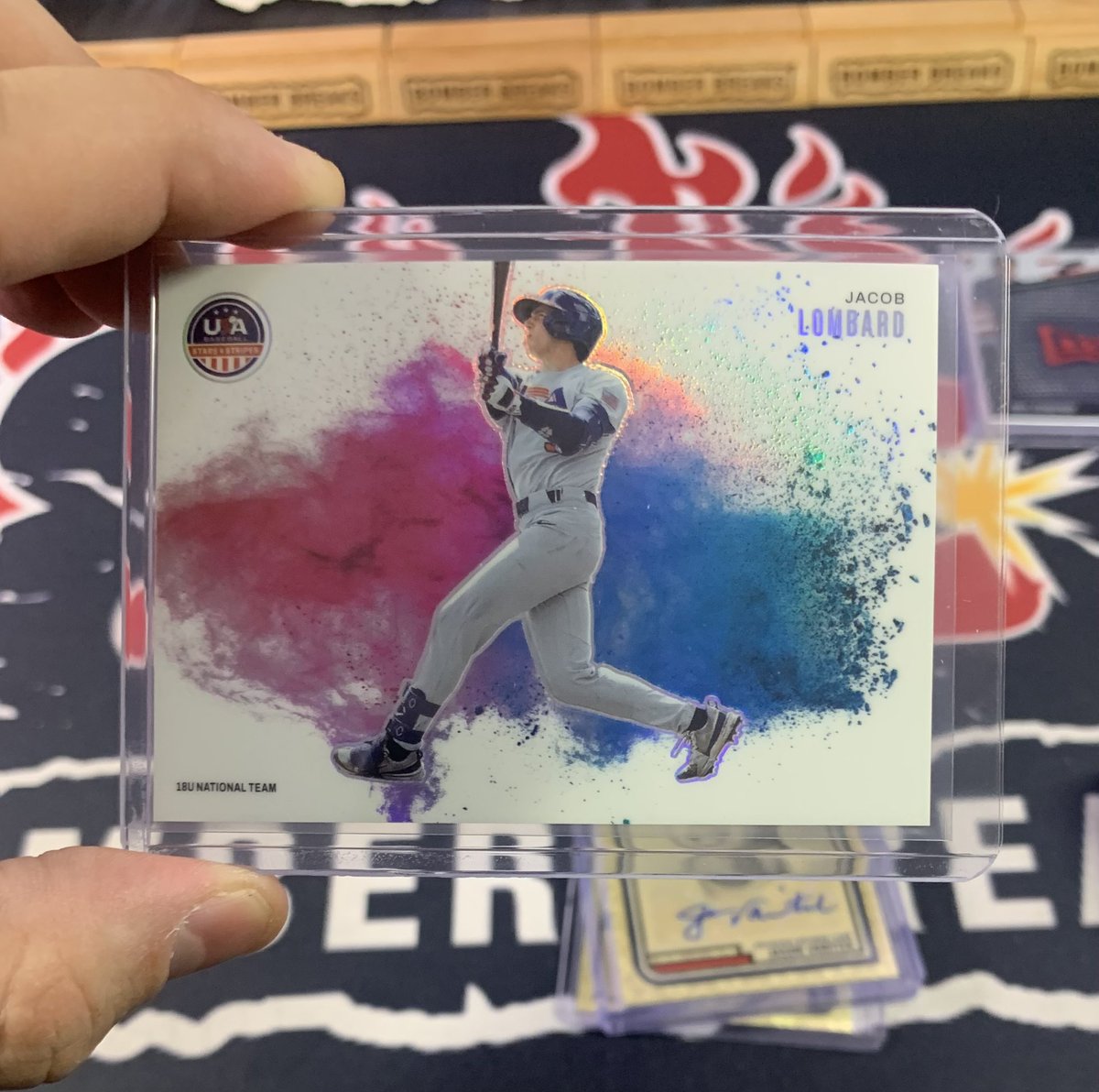 BomberBreaks's tweet image. More Pulls from our 2026 Panini USA Stars &amp;amp; Stripes Prizm Baseball breaks! 💥💥
Join our next breaks at BomberBreaks.com ⬅️
#baseballcards #teamusa #thehobby #prizm #sportscards