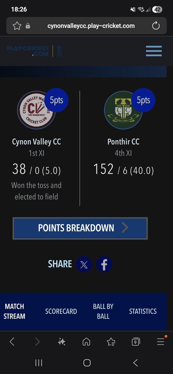 Cynon Valley Wanderers CC tweet media