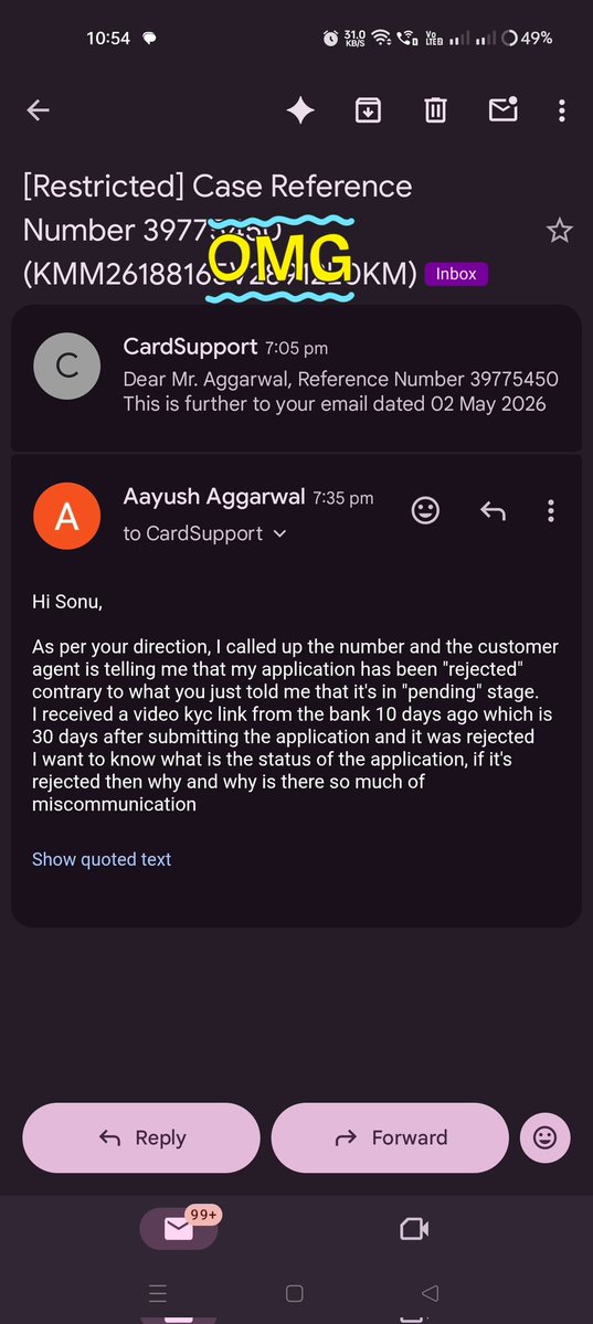 AayushAgga49632's tweet image. @HSBC_IN might be the most incompetent bank in the history of Indian banks. It's been over 40 days but no update on my credit card application @RBI #scam #bankscam #creditcard #hsbc #hsbccreditcard #hsbcliveplus