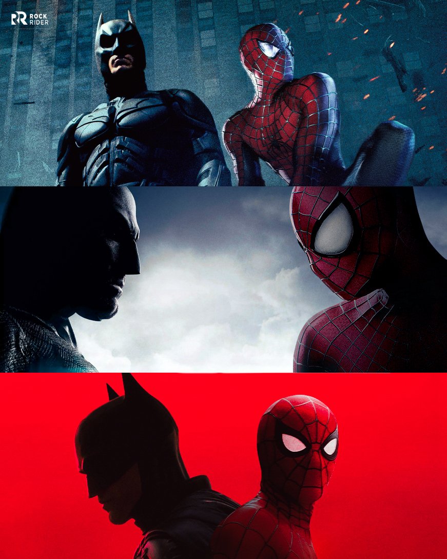 ursRockrider's tweet photo. Bat-Spider team-ups in every era https://t.co/PKLewjRf4p
