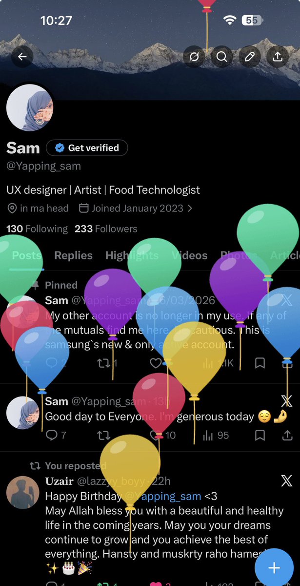 Sam tweet media