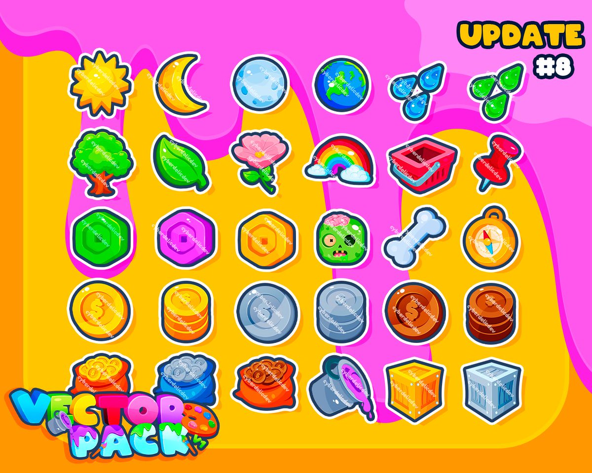 cyberdelicdev's tweet photo. 🎉Vector Pack v1 Update released! 
🔥35+ new icons included

📌Want to buy it?
Join the Discord Server - link in bio

🩷Thank you for your support

#Roblox #RobloxDev #RobloxUI #uiuxdesign #robloxart #RobloxDevs https://t.co/fCV856urTR