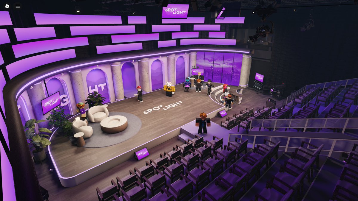 rbc_television's tweet photo. Many of our fans joined us in RBC Gufunes today to check out the new Spotlight studio!

Here is a link to the update: https://t.co/GIjBbgqY95

#Roblox #RobloxUpdate #RobloxDev #RobloxNews #RobloxTV #RobloxArt https://t.co/cz3pHPU4FD