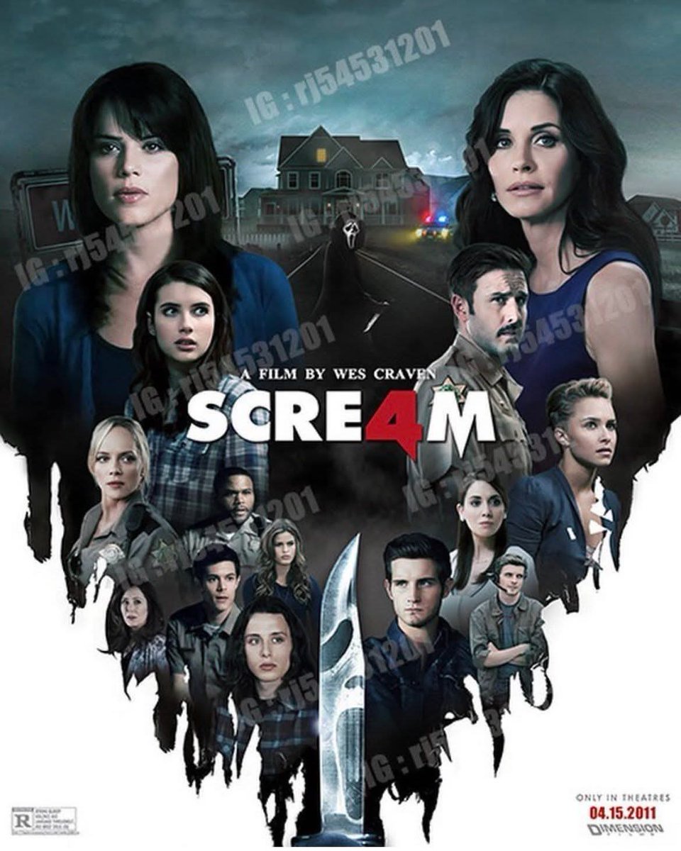 CrockerQueen97's tweet photo. #Scre4m is my favorite sequel π₯ because it's the 1st sequel in the franchise wear we get 2 blond final girls sure we don't know for sure 1 of them survives for 12 years but I did !!! #ForWes #JudyHicks @marleyshelton & #KirbyReed @haydenpanettier https://t.co/7G1QcONg5z