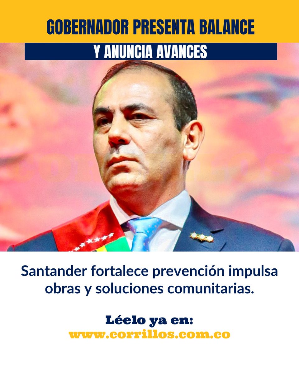 CorrillosR's tweet image. Más de 33.000 familias beneficiadas con ajustes catastrales, reveló el gobernador corrillos.com.co/mas-de-33-000-…

#Santander #Gestión #Gobierno