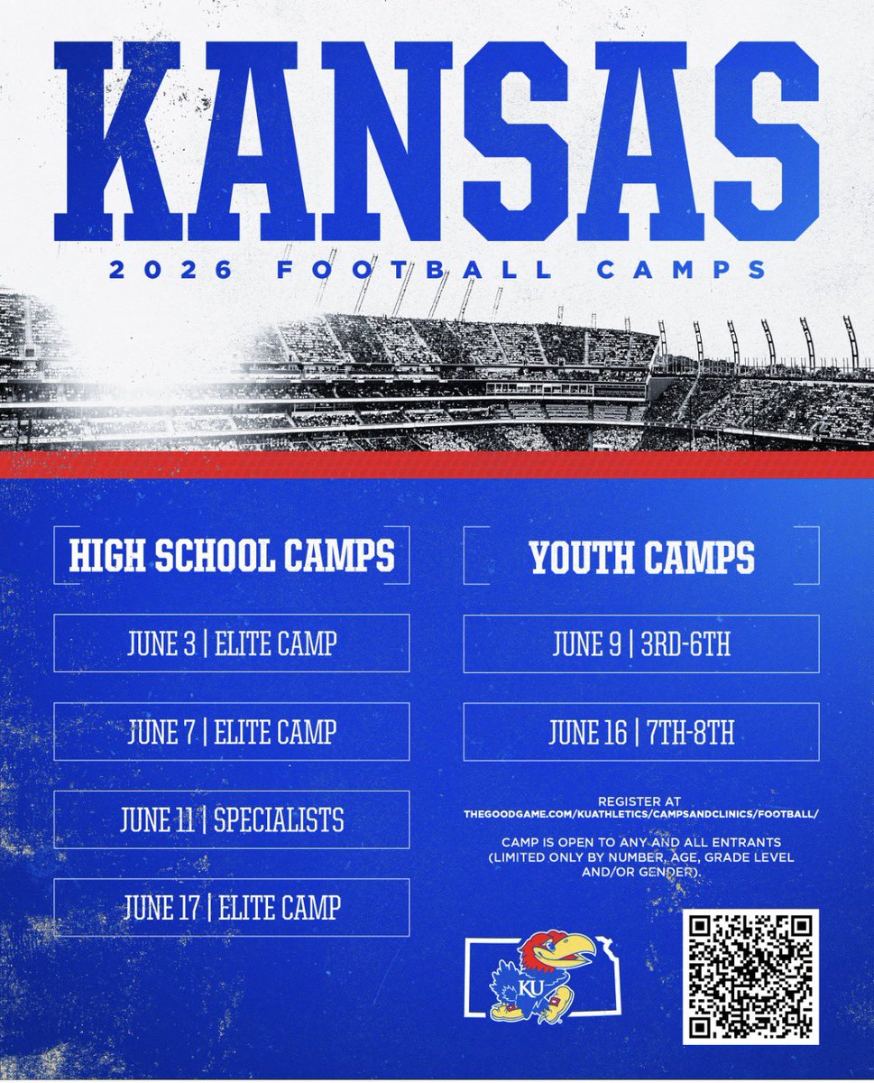 D1_TEE81's tweet image. Thank you @KFlahertyKU for reaching out and the camp invite! #KANSAS 
@CoachTSamuel 
@CoachWallaceKU 
@CoachLeipold 
@CoachOnatolu 
@CoachVardeman 
@btex0127 
@CoachM_Duncan 
@CoachMLeonard 
@coachoslovar
@RRCRFootball