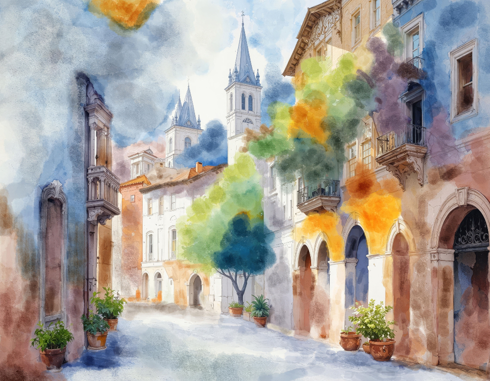 pjgordon_art's tweet image. Step into the timeless beauty of a tranquil European street with the Calle Veil digital art print. 
#abstractart #digitalart #watercolor #wallart #homedecor #artcollectors #digitaldownload #interiordesign #digitalwatercolor #artprint #watercolorart