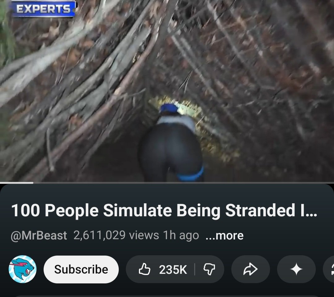 Q3A3A3's tweet photo. Mr beast family friendly channel 🧢 https://t.co/cW1vfrHTqL
