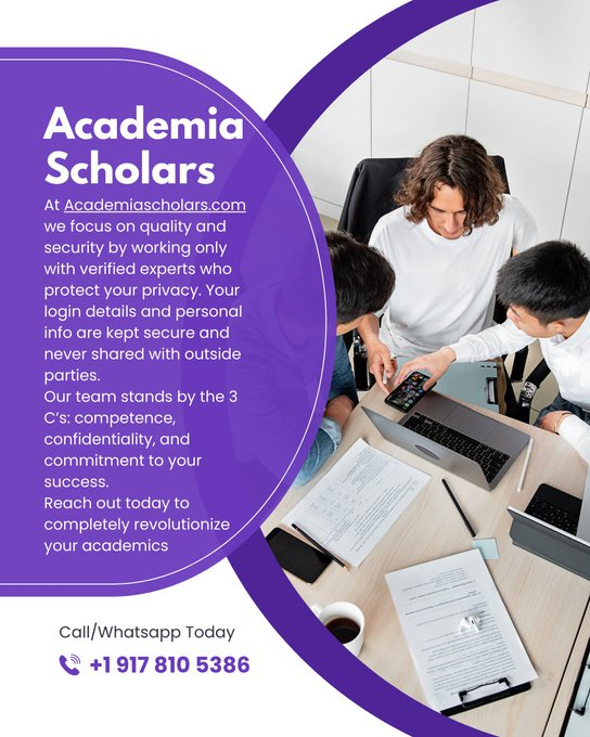 AcademiaSc8118's tweet photo. If you’re drowning in deadlines or struggling to connect your research sections, don't go it alone. Sometimes you need a pro to help bridge the gap between "draft" and "distinction."
https://t.co/wGZmwZjUQW is your best bet now!
#StudyHacks2026 #NCLEXPrep #ThesisWriting #AcademicIntegrity #StudentLife2026