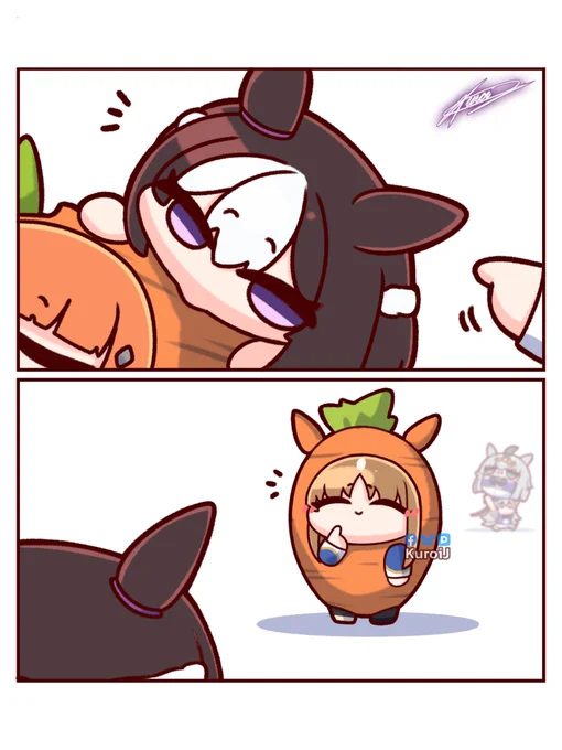 👉🥕👈

#KuroiJ #umamusume #ウマ娘 