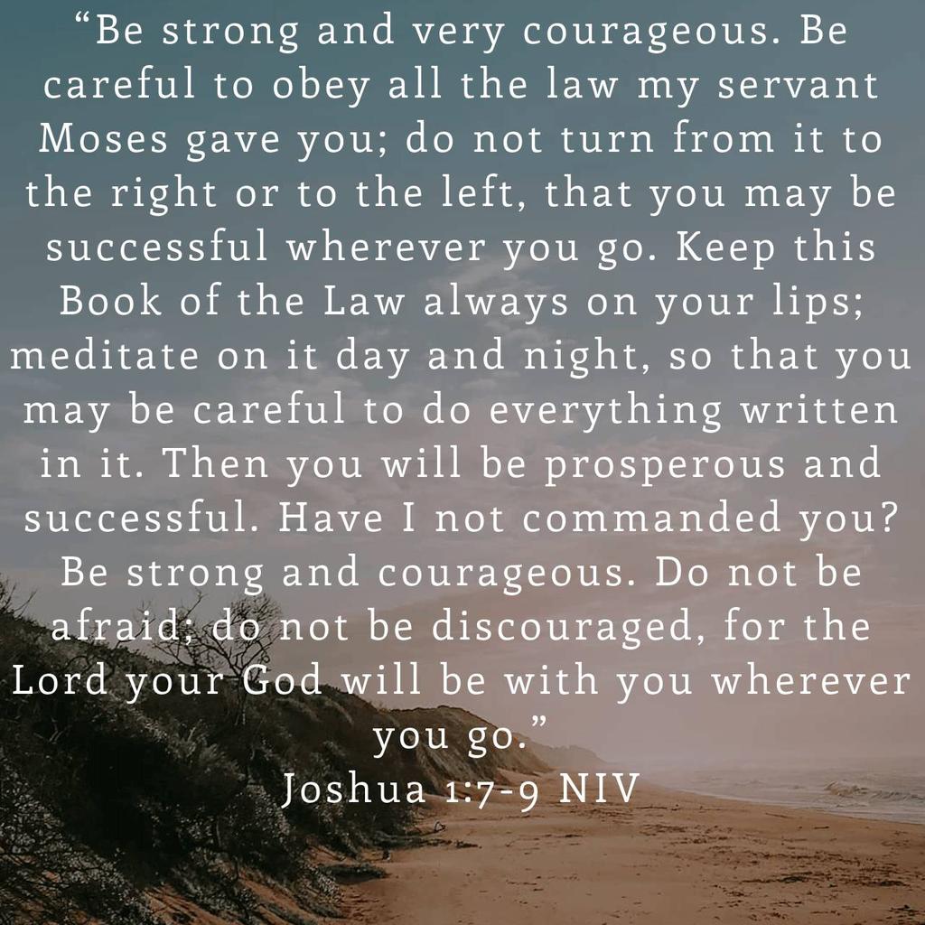 Goodgirl32Tw's tweet image. Joshua 1:7-9 NIV
#give us our daily bread#

bible.com/bible/111/jos.…
