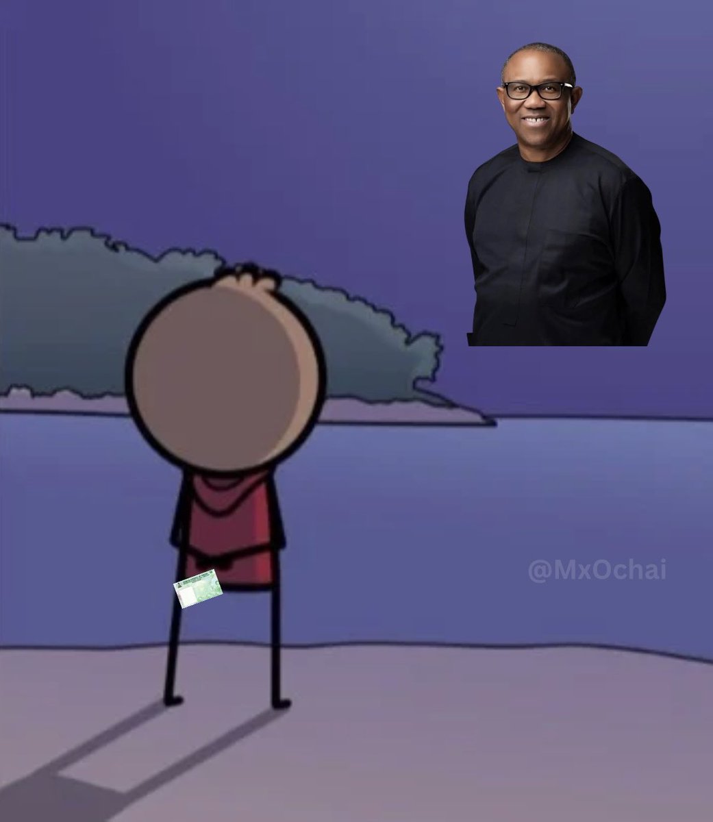 mxochai's tweet photo. Me ignoring everything on the news and patiently waiting with my PVC on standby to vote Peter Obi wherever he is next year. https://t.co/cCRK96WoW9