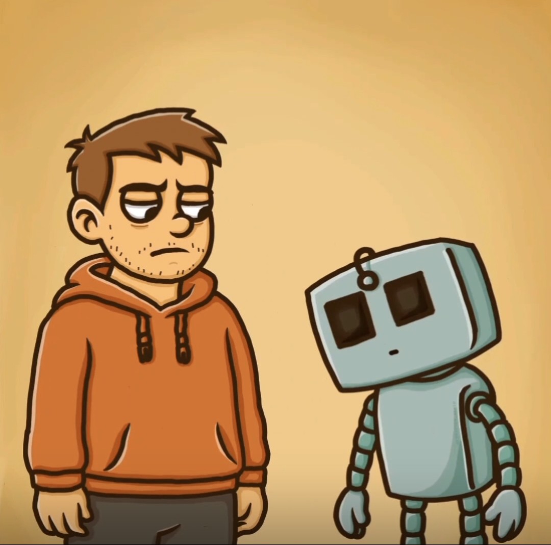 ERROR404_strip's tweet image. Bob &amp;amp; Bot — Log 

"ANIMATION" #4 deployed .

ERROR404_strip on Instagram, Youtube and Tiktok.

#animation #comedy #cartoon #shorts #bobandbot