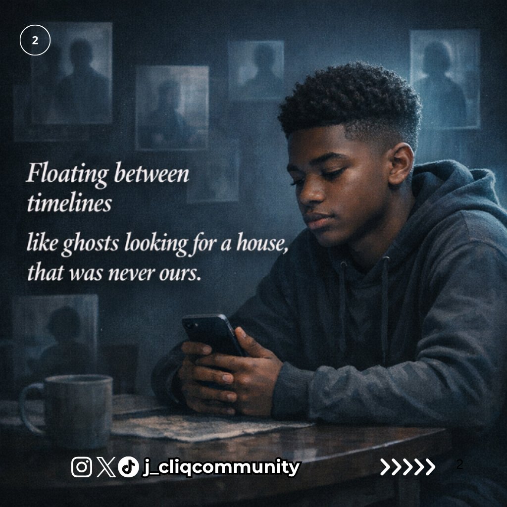 j_cliqcommunity's tweet image. We became ghosts in a world that needs us alive.
Come back to what’s real.

#jcliq #reels #fypシ゚viralシfypシ゚ #weekendvibes