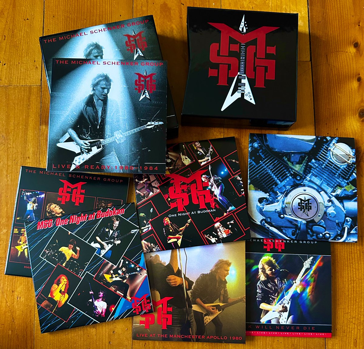 RobbCar13's tweet image. New arrival …

#NowPlaying 

THE MICHAEL SCHENKER GROUP 
Live &amp;amp; Ready : 1980 - 1984