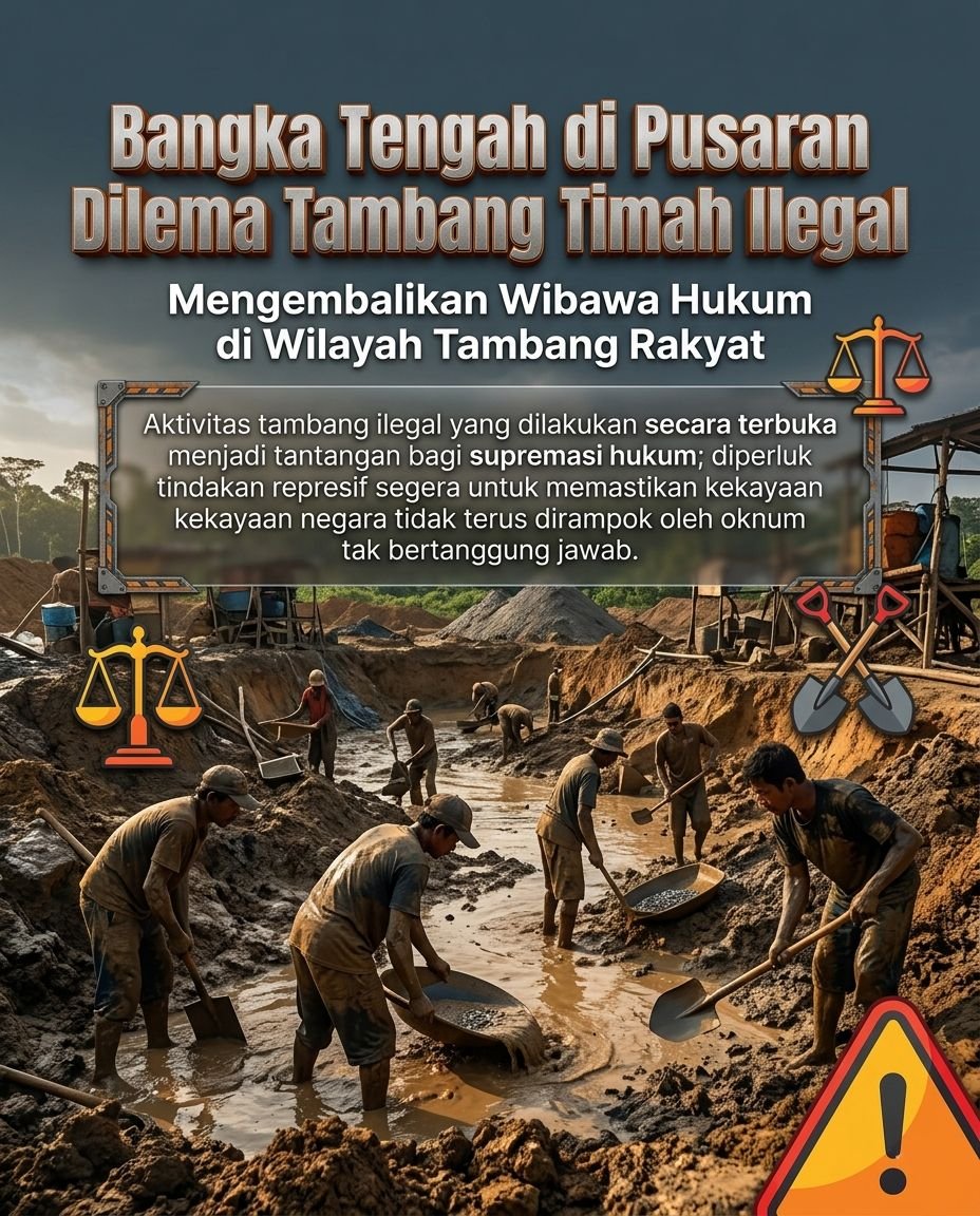 pullb3ar's tweet photo. Ini bukan sekadar aktivitas ekonomi,
ini soal wibawa hukum dan masa depan daerah.
Kalau dibiarkan, siapa yang sebenarnya berkuasa?
#bangkabelitung #tambangtimah #timah #kritiksosial #trendingtopik https://t.co/ffAWkcmACs
