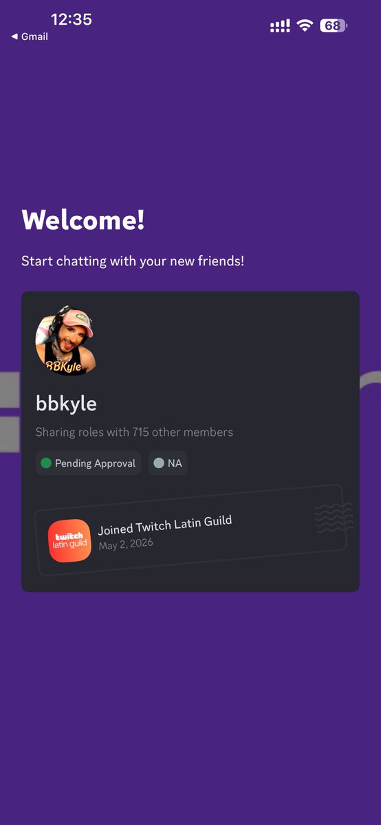 BadGayPodcast's tweet photo. Woohoo! BBs in the Twitch Latin Guildddddddddddddd!! 🇨🇴🇨🇴🇨🇴🇨🇴 https://t.co/AEwOgpQyyu