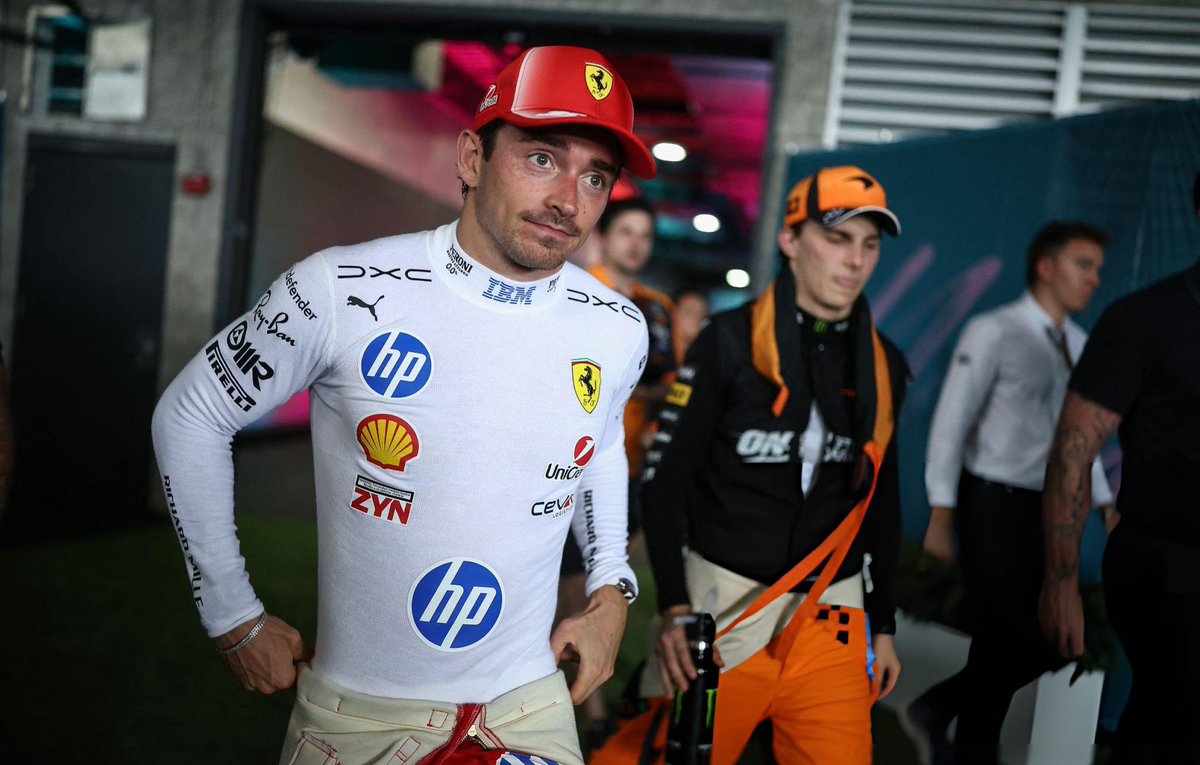 🔴 Number of podium finishes since the start of the season (including Sprints):

Leclerc x4
Russell x3
Antonelli x3
Hamilton x2
Piastri x2
Norris x1

#F1 #MiamiGP 🇺🇸