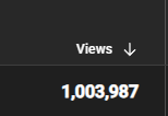 XDpebbles's tweet photo. BANG 1 MIL ON YOUTUBE🥳 https://t.co/SDQP6BrlLI