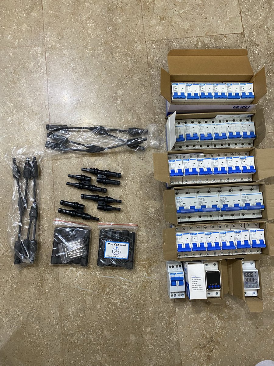 SharifSonsSolar's tweet image. CHiNT &amp;amp; TOMZN Electrical Equipments (Breakers etc) Available for All over Pakistan, Cash On Delivery (COD) Service is also Available  #solarenergy #electricalwork #solarpower #ChintElectric #tomznbreaker #electrical