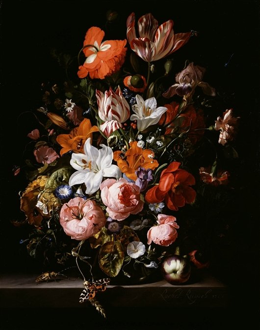 TomasMu73833924's tweet image. 'Flores en un jarrón de cristal sobre una repisa de mármol'
Creación de 1704.
Técnica: Óleo sobre lienzo.
Dimensiones: 83 × 66 cm.
Ubicación: Instituto de Artes de Detroit (DIA), Míchigan, Estados Unidos.
Autora: Rachel Ruysch (neerlandesa, 1664-1750)
#arts #paintings