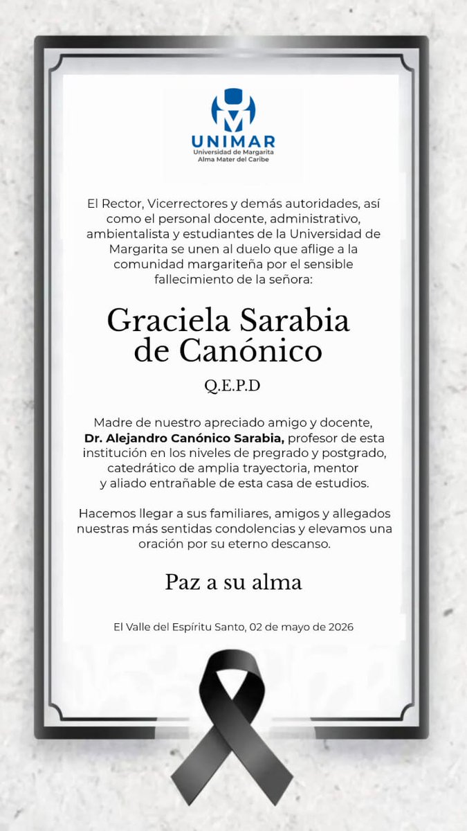 Univ de Margarita tweet media
