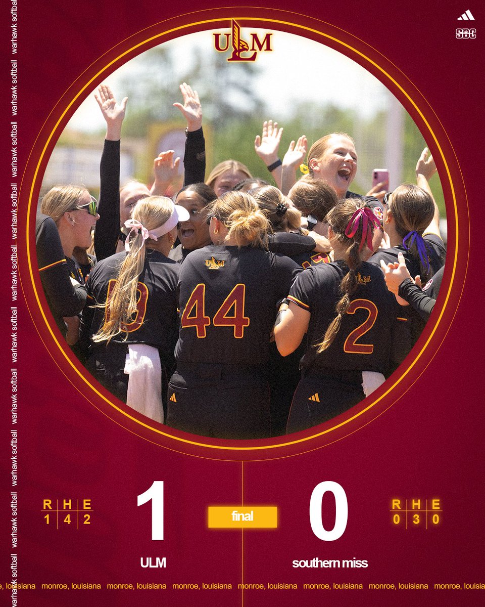 ULM_Softball's tweet photo. WINNING WARHAWKS.

#SHIP | #TakeFlight https://t.co/qkiHzK9gxf