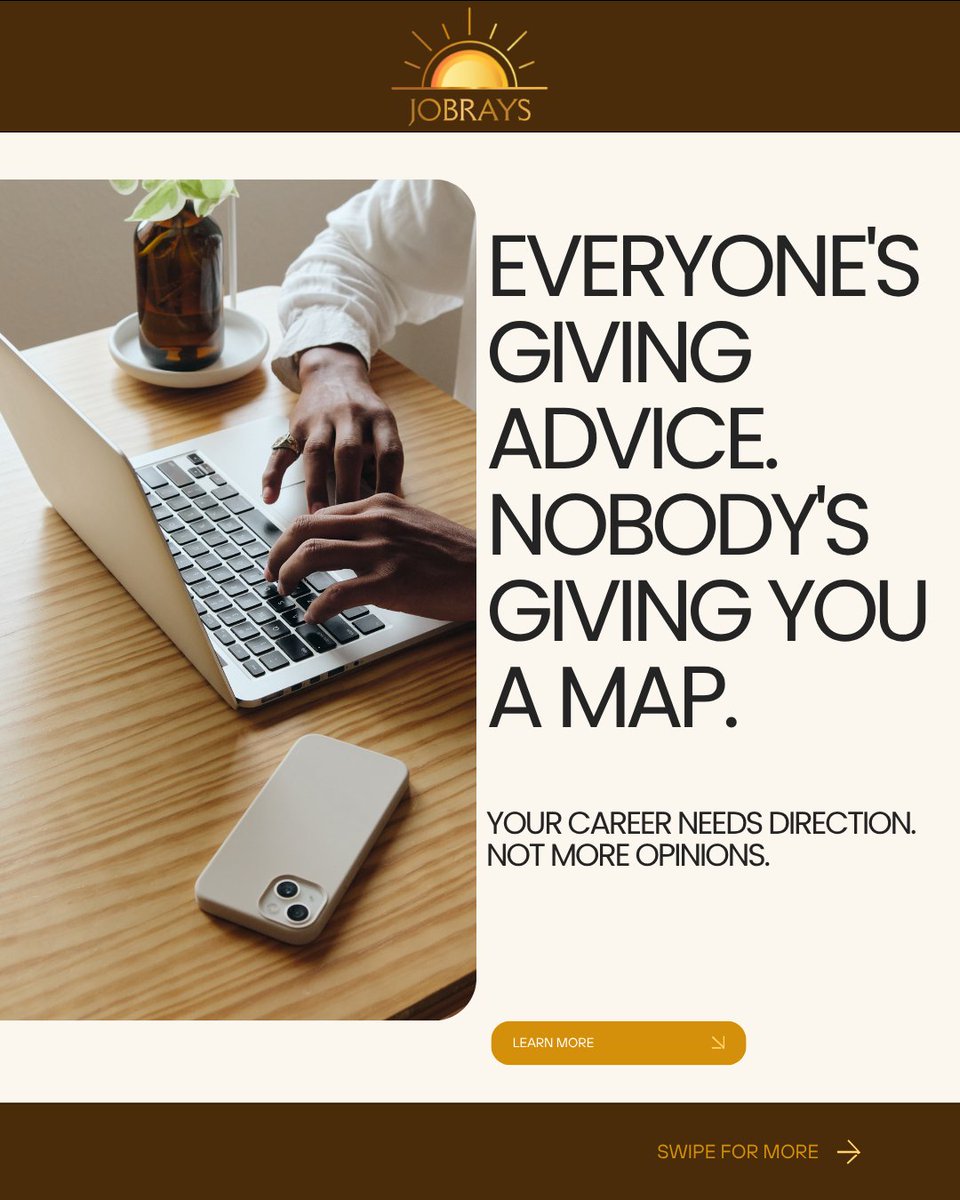 JobRays_'s tweet image. everyone gives career advice. nobody gives you a plan built for you specifically.
"learn python" — for which role? "network more" — toward what exactly?

#CareerGrowth #CareerAdvice #JobSearch