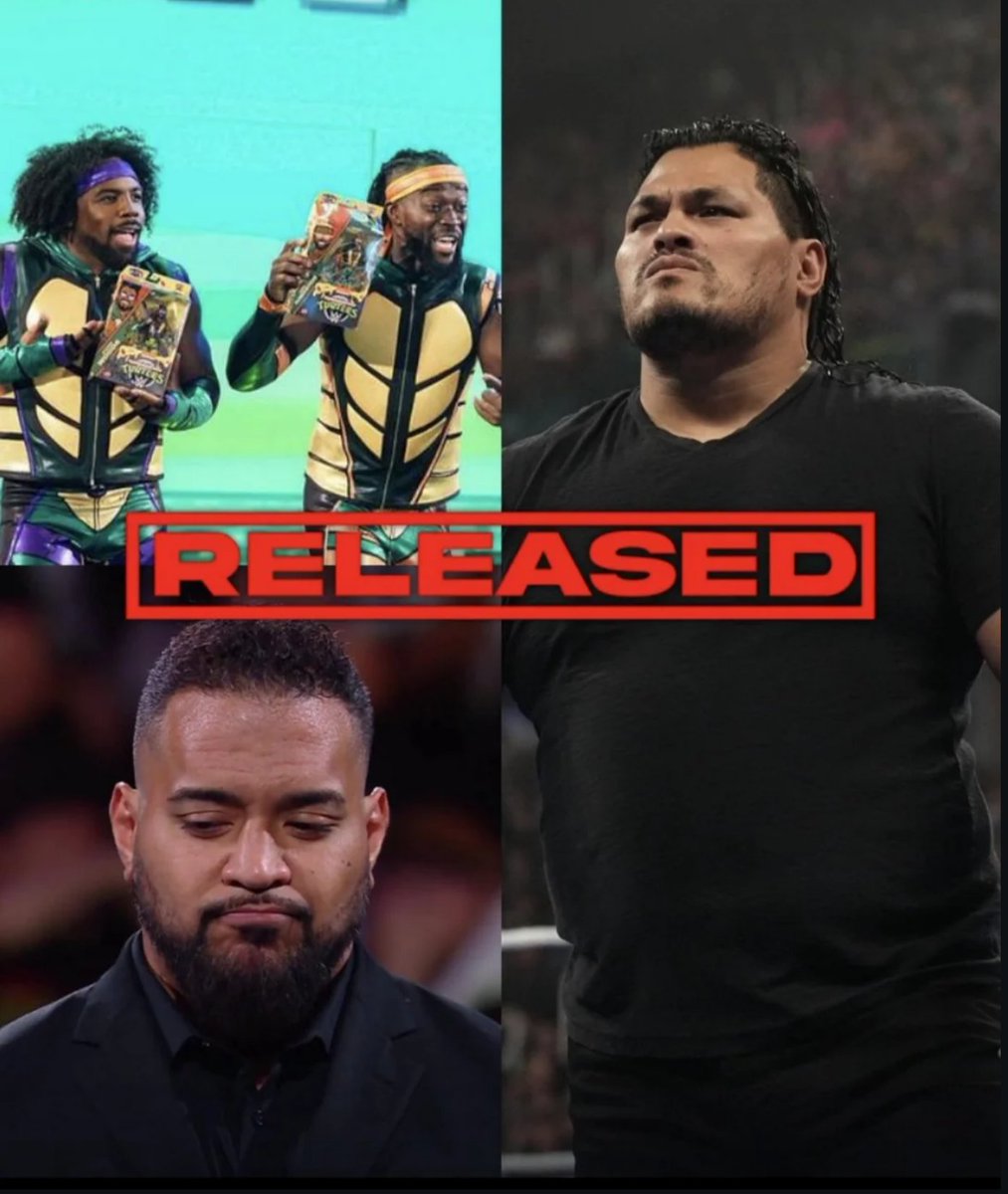 Thr1LLShoTzZ's tweet image. Evan More #ProWrestlers Have Now Been Released By #WWE Today Saturday May 2nd 2026 #JCMateo  #TongaLoa  #KofiKingston  #XavierWoods