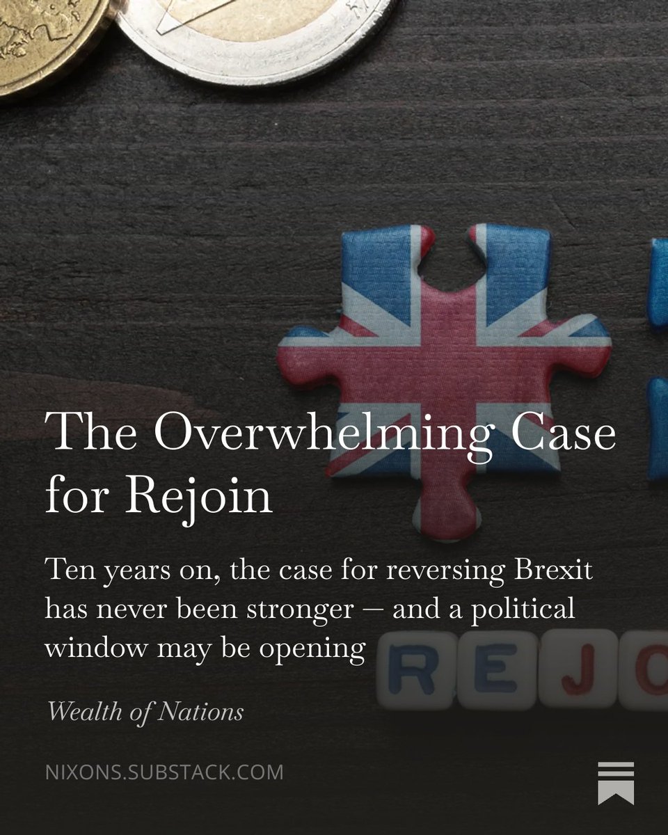 Simon_Nixon's tweet photo. The British public increasingly understand what the UK political and media class refuse to admit - that none of the halfway houses they propose to reverse the Brexit damage are deliverable and that with the status quo, the damage will get worse. My latest
https://t.co/rb9N4xIKCd https://t.co/Zfu1a1TJCR