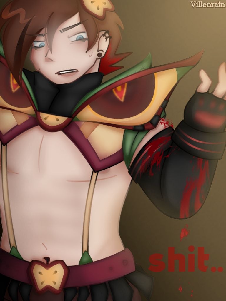 V1llenrain's tweet image. I'VE RETURNED!1! 1!! 11! 1 #madeleinephantasms #killlakill #crossover #art