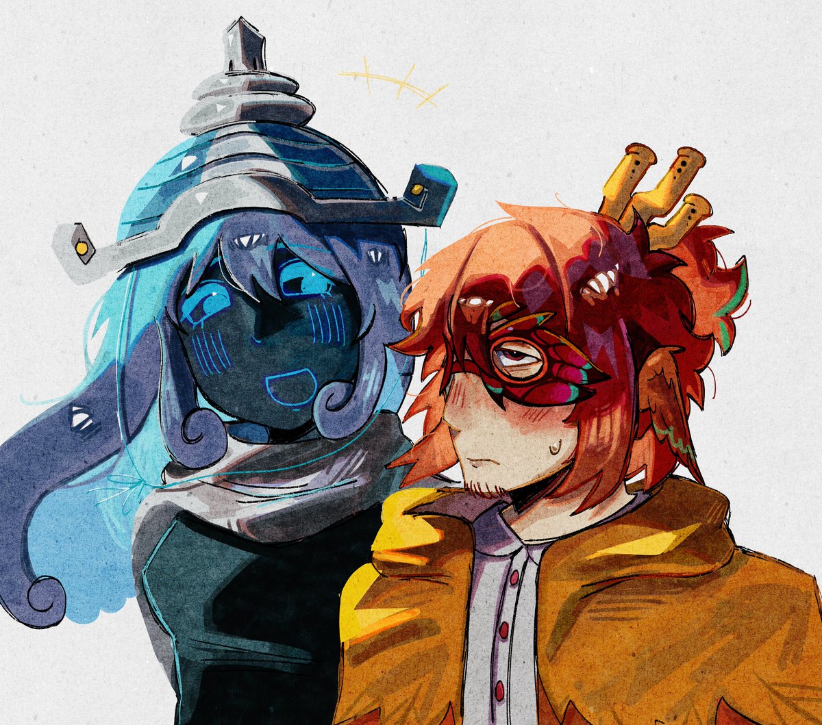 Ceraph67's tweet photo. I forgot to post here, more owlcorina!!!! #mysingingmonsters #ship #art https://t.co/h7bHR7Cxm7