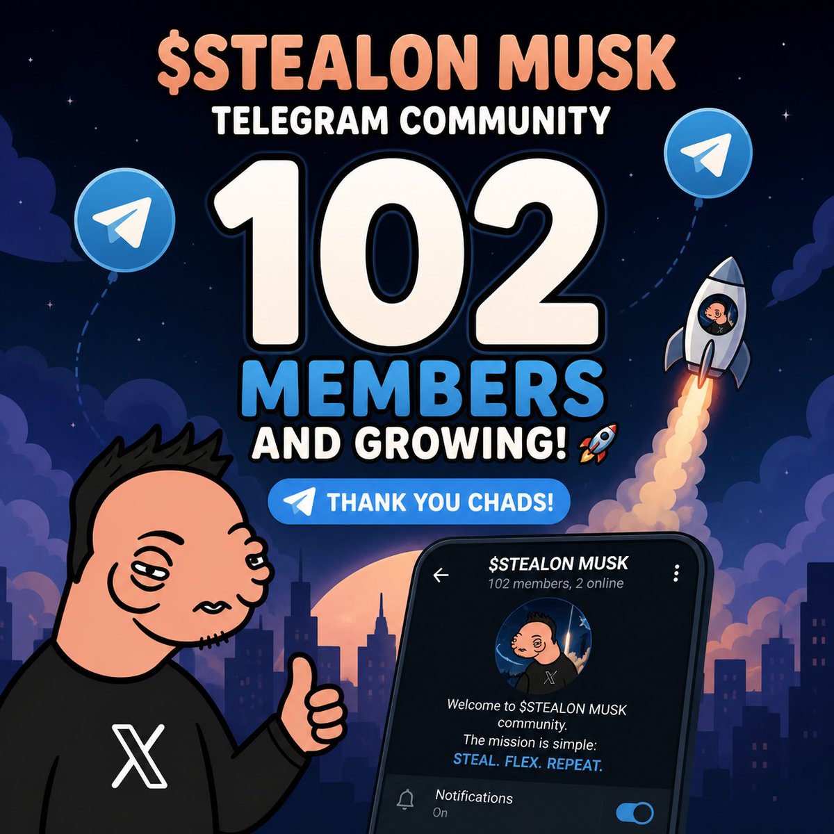 STEALON MUSK CTO tweet media