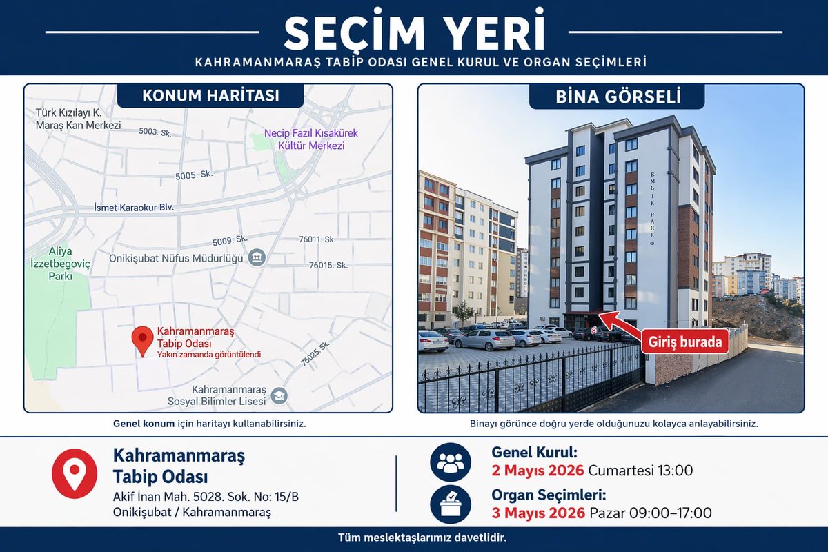 DRSARICA's tweet photo. 3 Mayıs pazar günü yapılacak Kahramanmaraş tabip odası seçimlerinde tüm meslektaşlarımın desteğini bekliyorum. #Kahramanmaraş #tabip https://t.co/cYkE8Eleq0