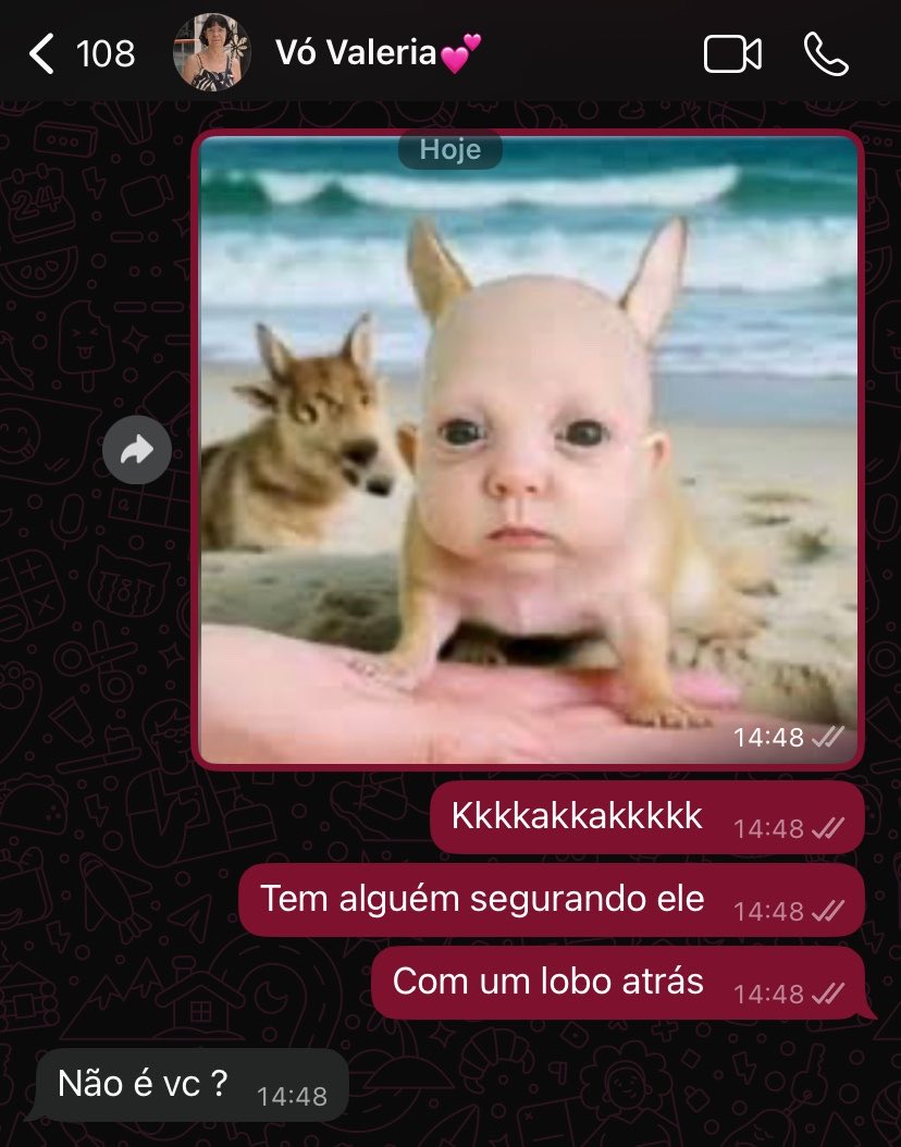 MINHA VÓ MANOKAKAKKKKKKK