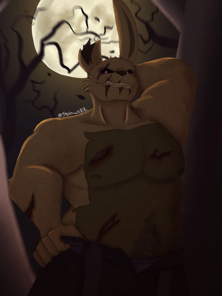 schmucknik's tweet image. Felt unpolished, added more detail sorta 

Have some real springtrap goons 

#fnaf #springtrap #fnafart #suggestive