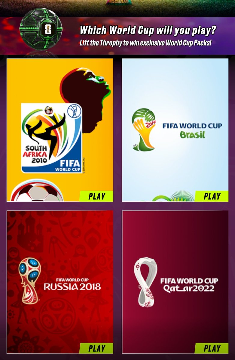 Ready4BullRun's tweet photo. Huge update just dropped in FIFA Rivals!!! 🚨⚽🔥

We’ve got:
🏆 World Cup Legacy Mode (2010, 2014, 2018, 2022) relive the greatest moments
🤝 Squads - team up, compete, and climb weekly leaderboards for 🔥 rewards.

This is BIG. Who’s ready to grind? 👀💪

#FIFARivals #football https://t.co/nQUGGDix49