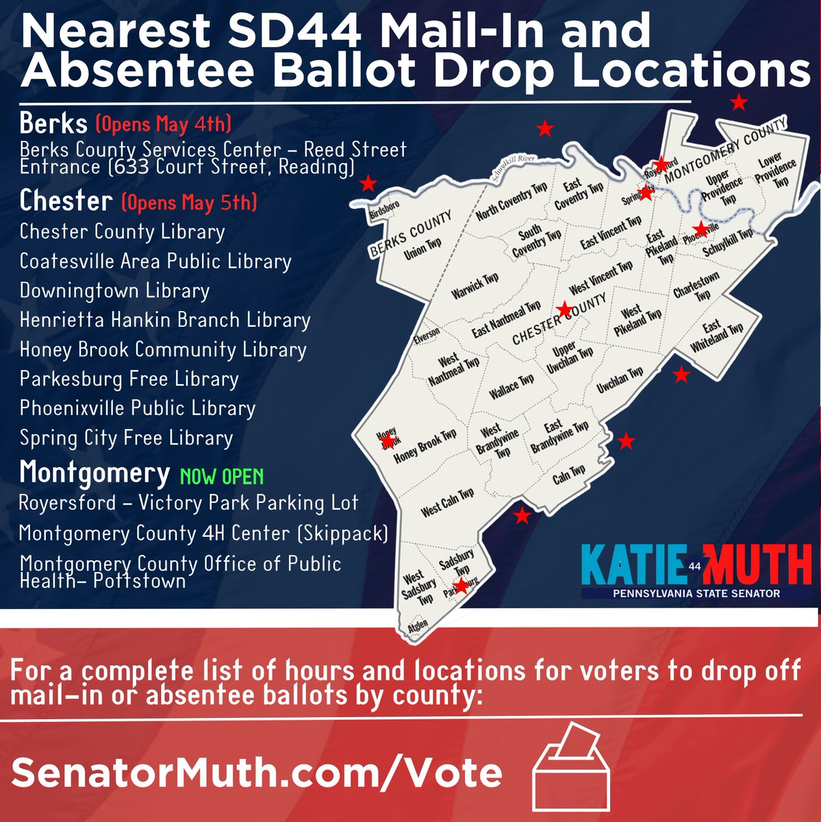 Senator Katie Muth tweet media