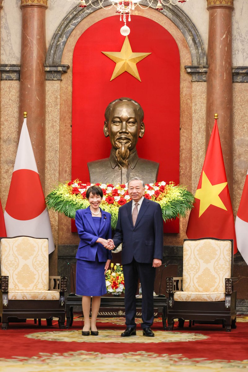 高市総理大臣とトー・ラム・ベトナム共産党書記長兼国家主席と会談を