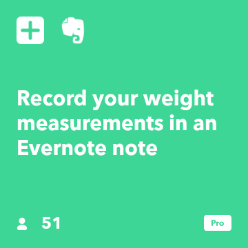 PunkRckProfssor's tweet photo. Recommended Recipe by Withings: Log Withings weight readings to Evernote automatically https://t.co/N7rlW0jrNs https://t.co/EnfG0L8moD