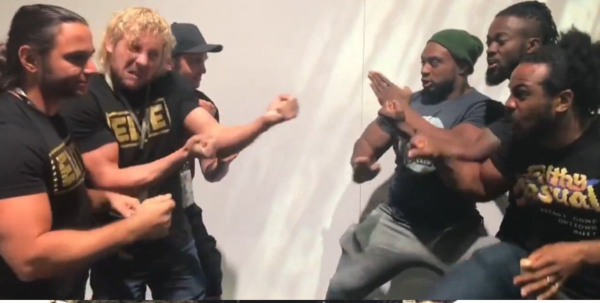 hi5_wrestling's tweet image. Per PW Insider, there is a lot of excitement in #AEW circles about the possibility of The New Day joining the company.

They are pointed that, Young Bucks and #WWE's New Day previously teased the idea of wrestling each other years ago, with this match now potentially possible.